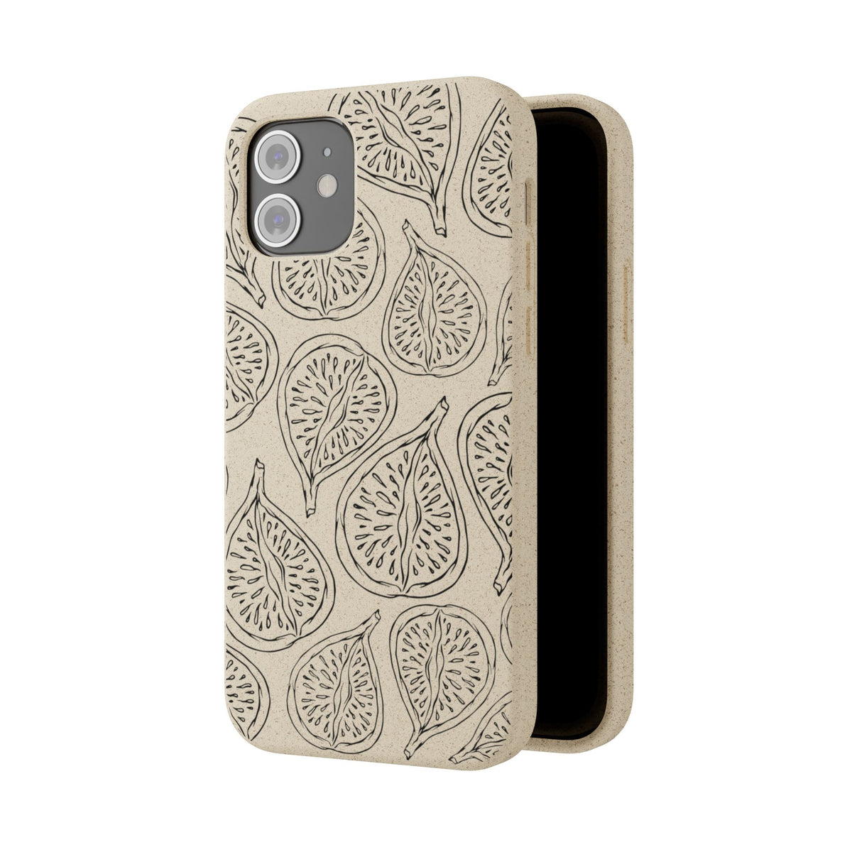 Eco-Friendly Zero Waste Biodegradable Phone Case - Fig Pattern