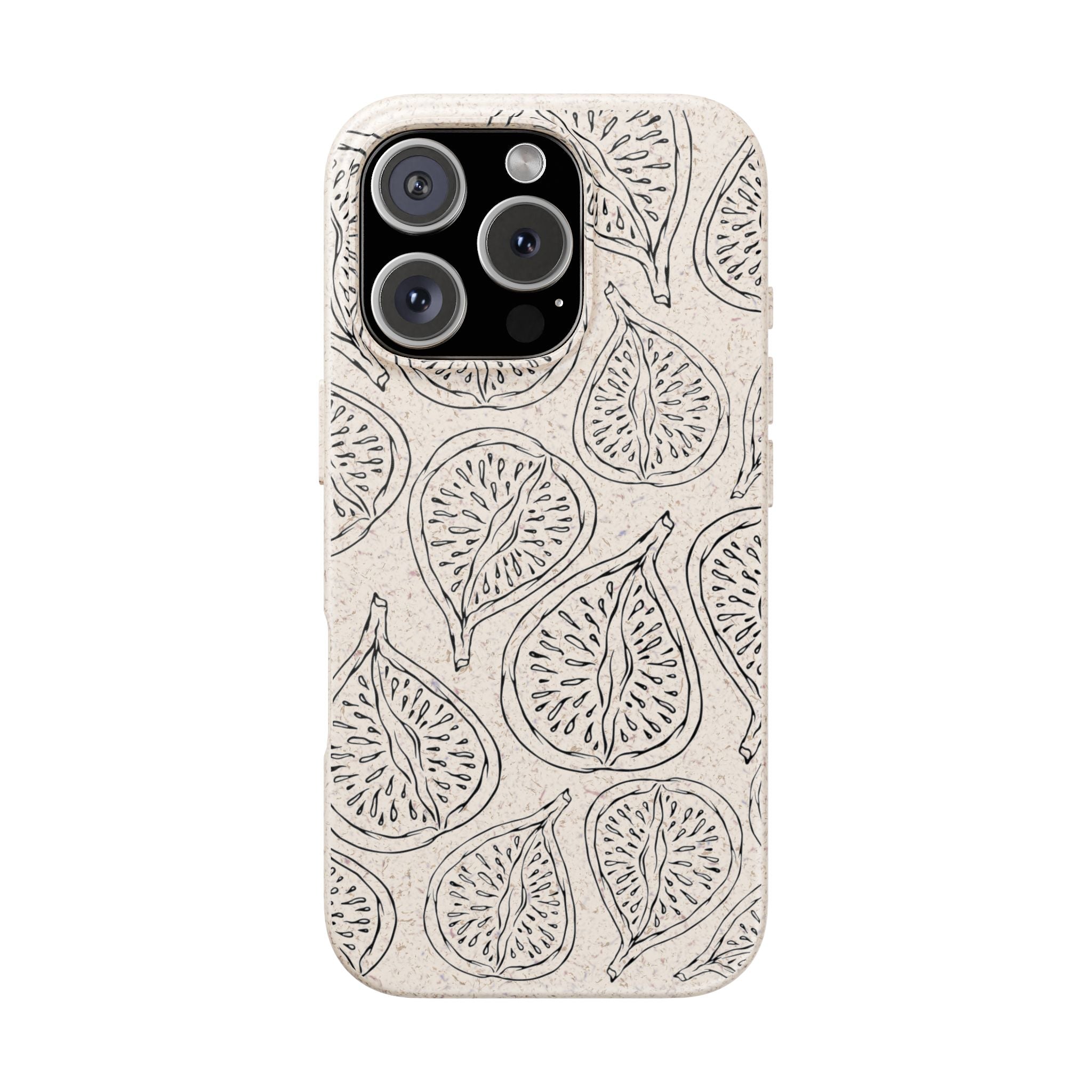 Eco-Friendly Zero Waste Biodegradable Phone Case - Fig Pattern