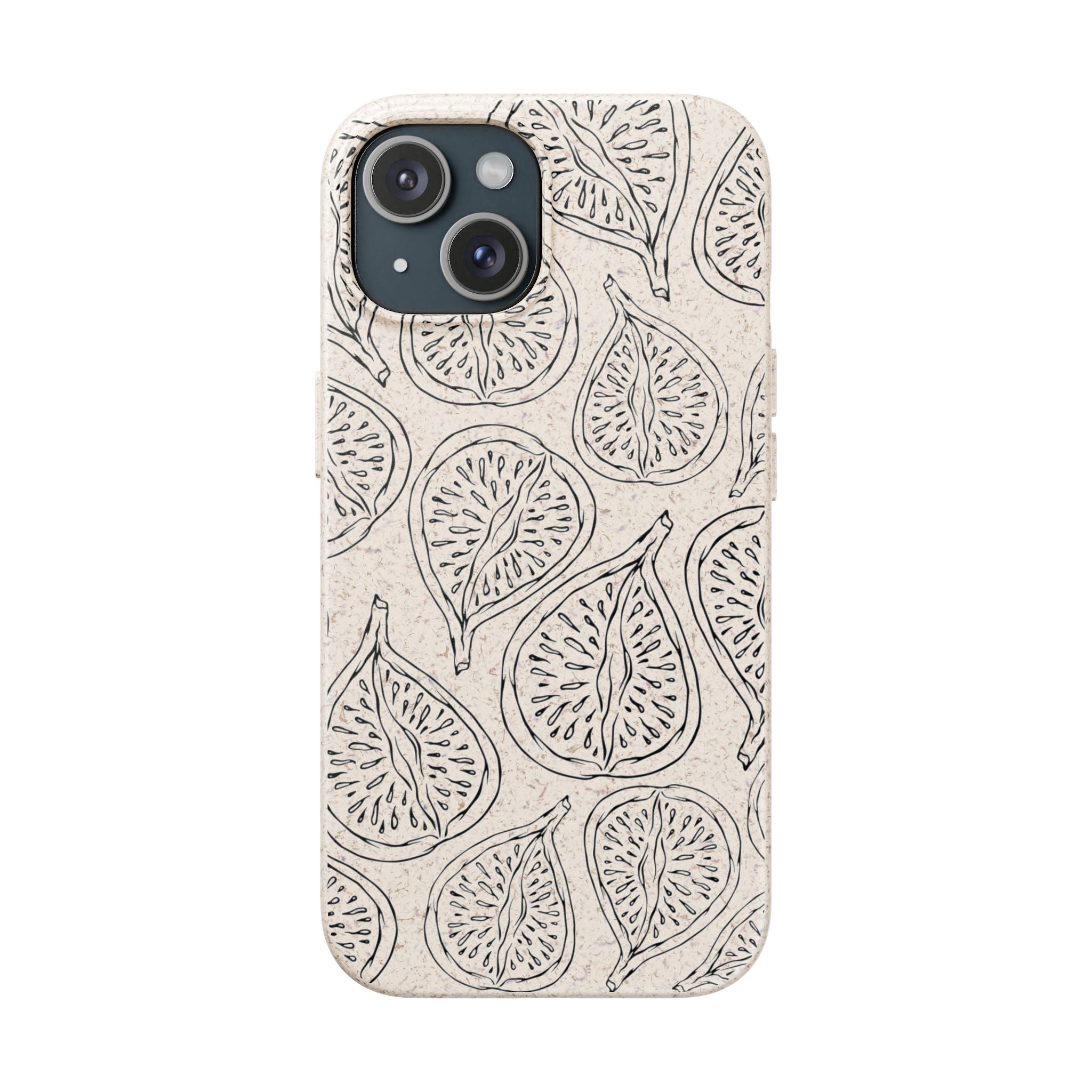 Eco-Friendly Zero Waste Biodegradable Phone Case - Fig Pattern