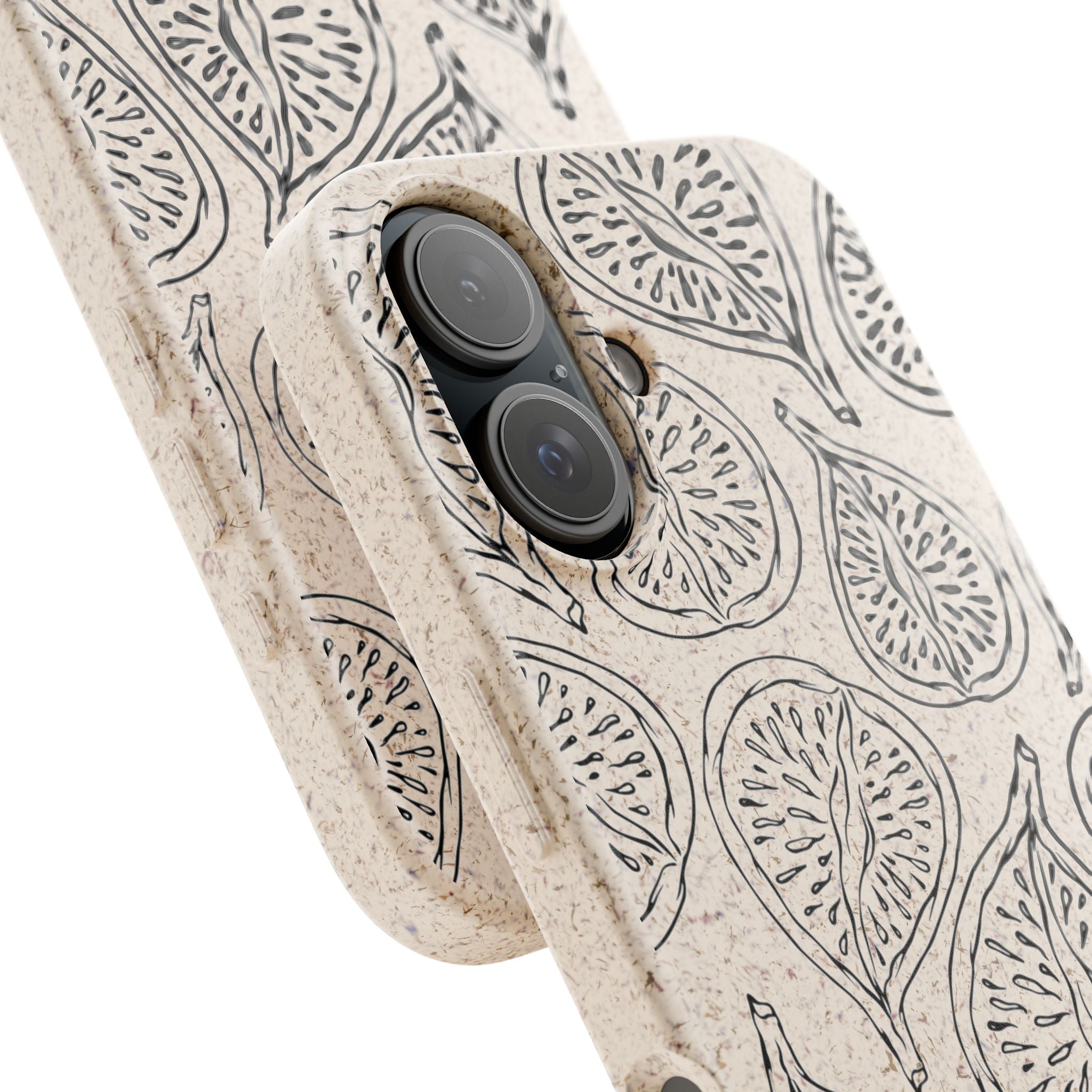 Eco-Friendly Zero Waste Biodegradable Phone Case - Fig Pattern