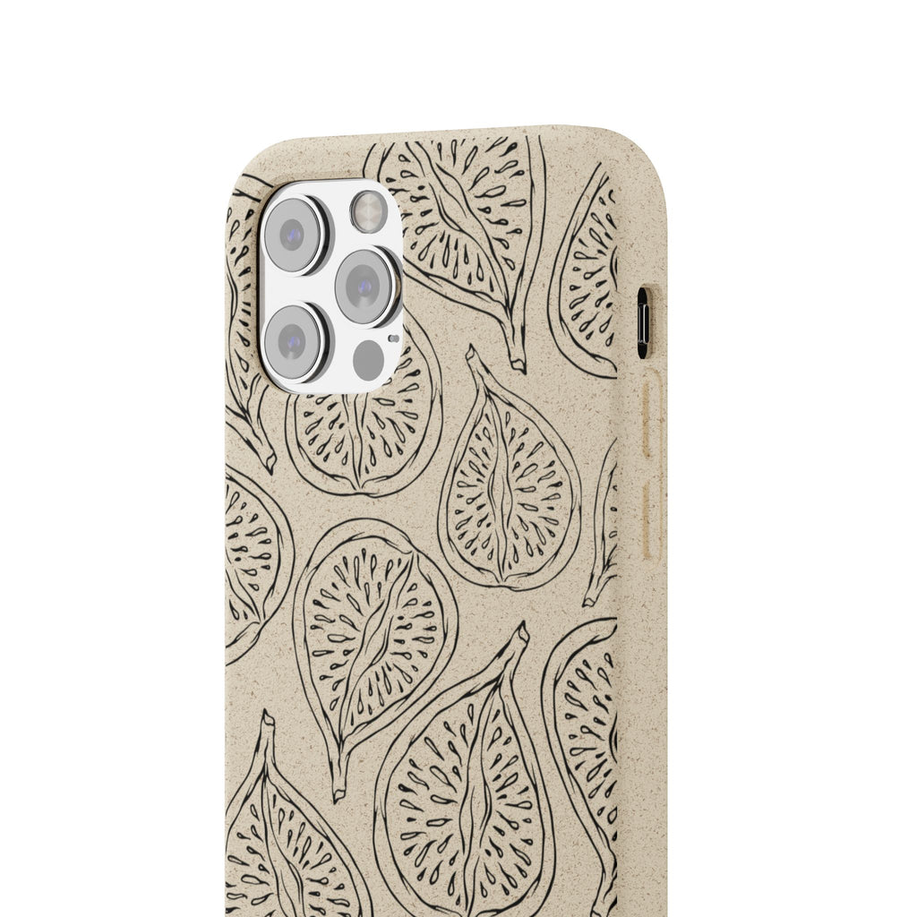 Eco-Friendly Zero Waste Biodegradable Phone Case - Fig Pattern