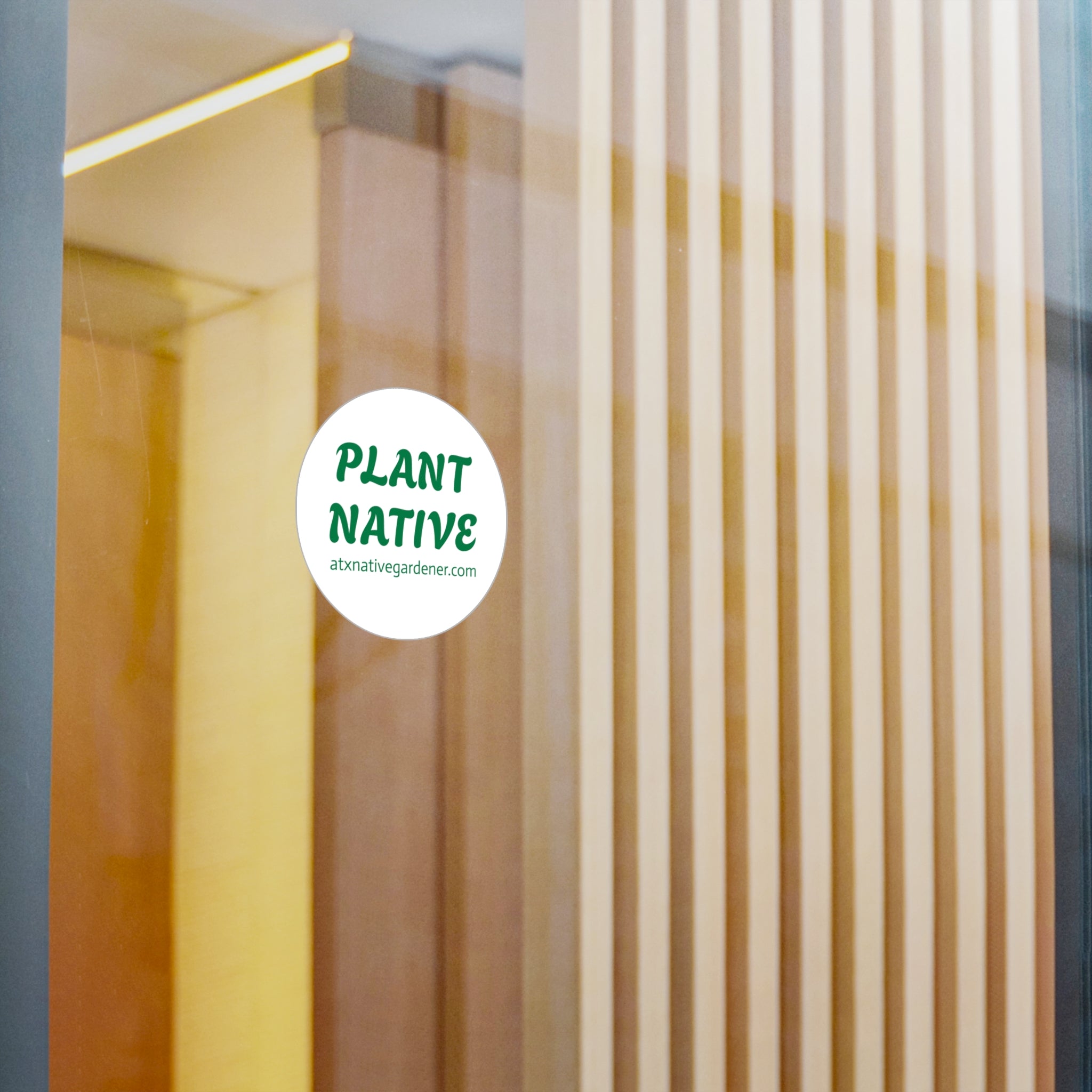 "PLANT NATIVE" Vinyl Decals
