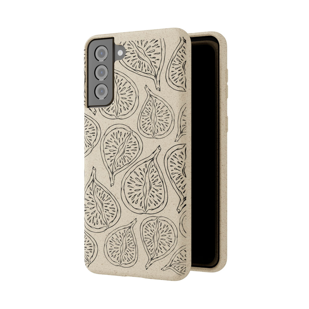 Eco-Friendly Zero Waste Biodegradable Phone Case - Fig Pattern