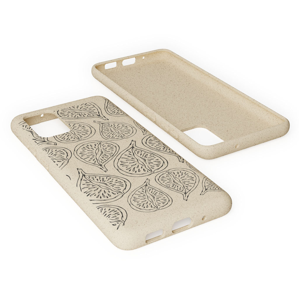 Eco-Friendly Zero Waste Biodegradable Phone Case - Fig Pattern