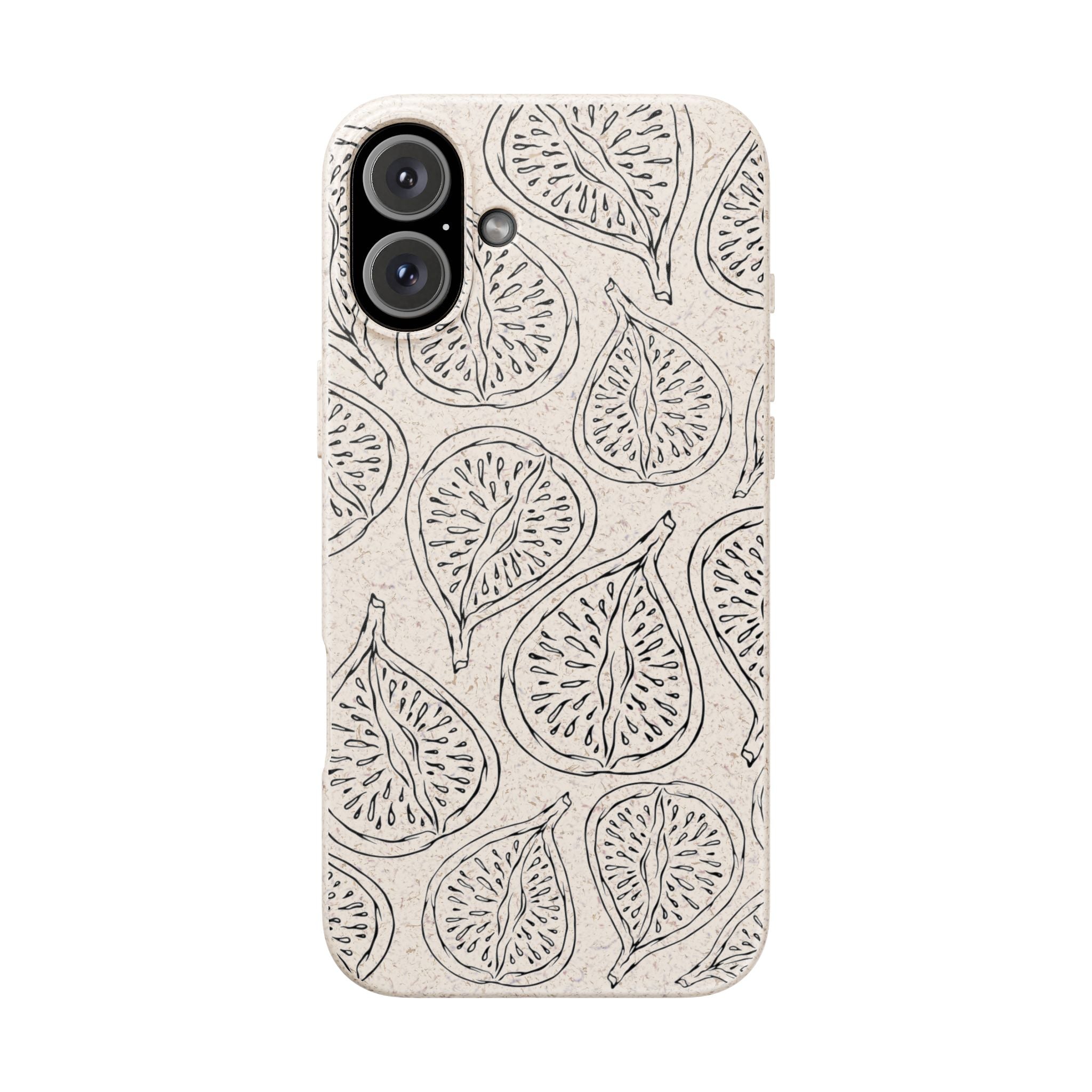 Eco-Friendly Zero Waste Biodegradable Phone Case - Fig Pattern