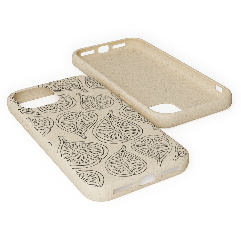 Eco-Friendly Zero Waste Biodegradable Phone Case - Fig Pattern