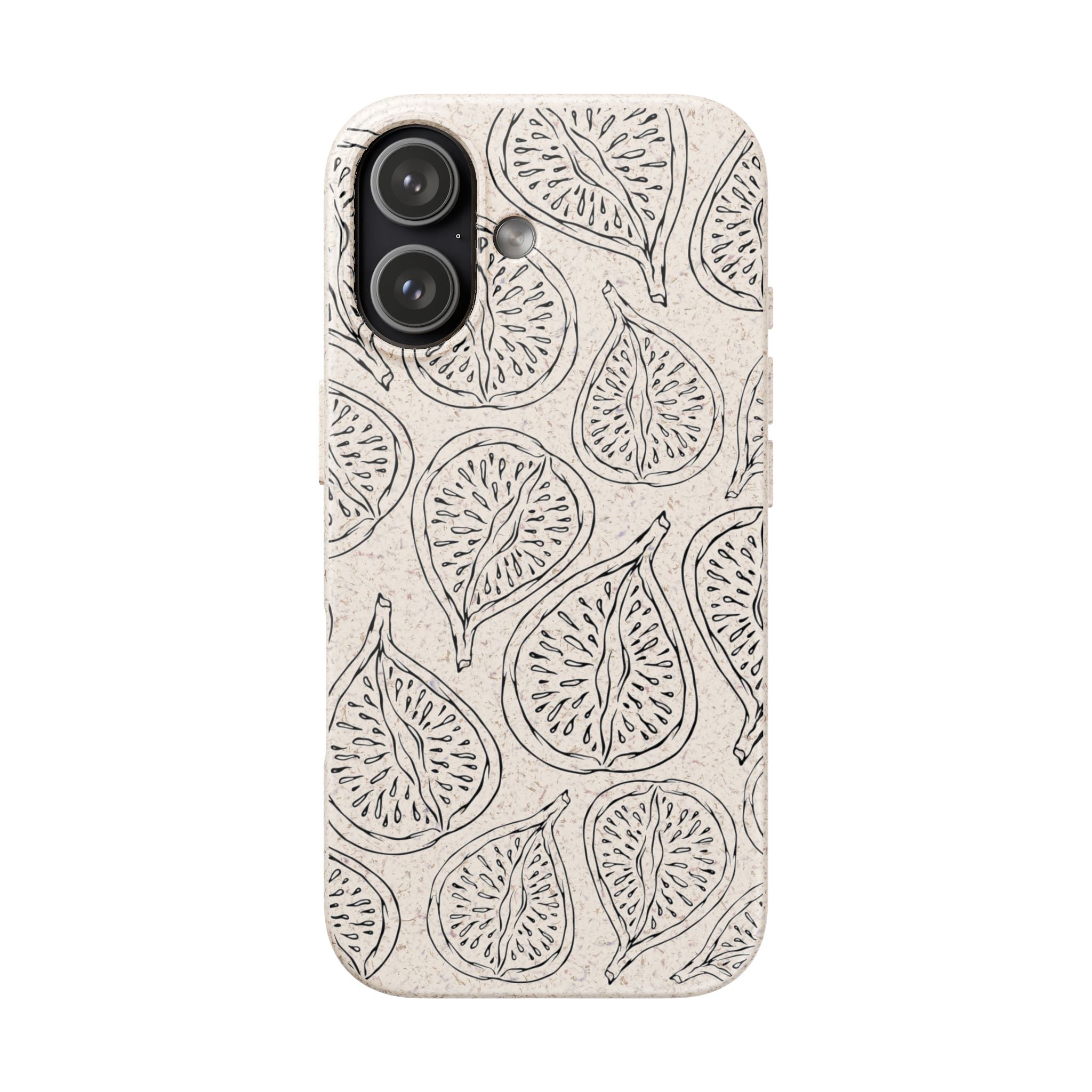 Eco-Friendly Zero Waste Biodegradable Phone Case - Fig Pattern