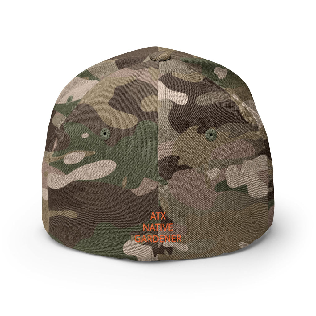 "Plant Daddy"  Camo Closed-Back Structured Cap (Embroidery)