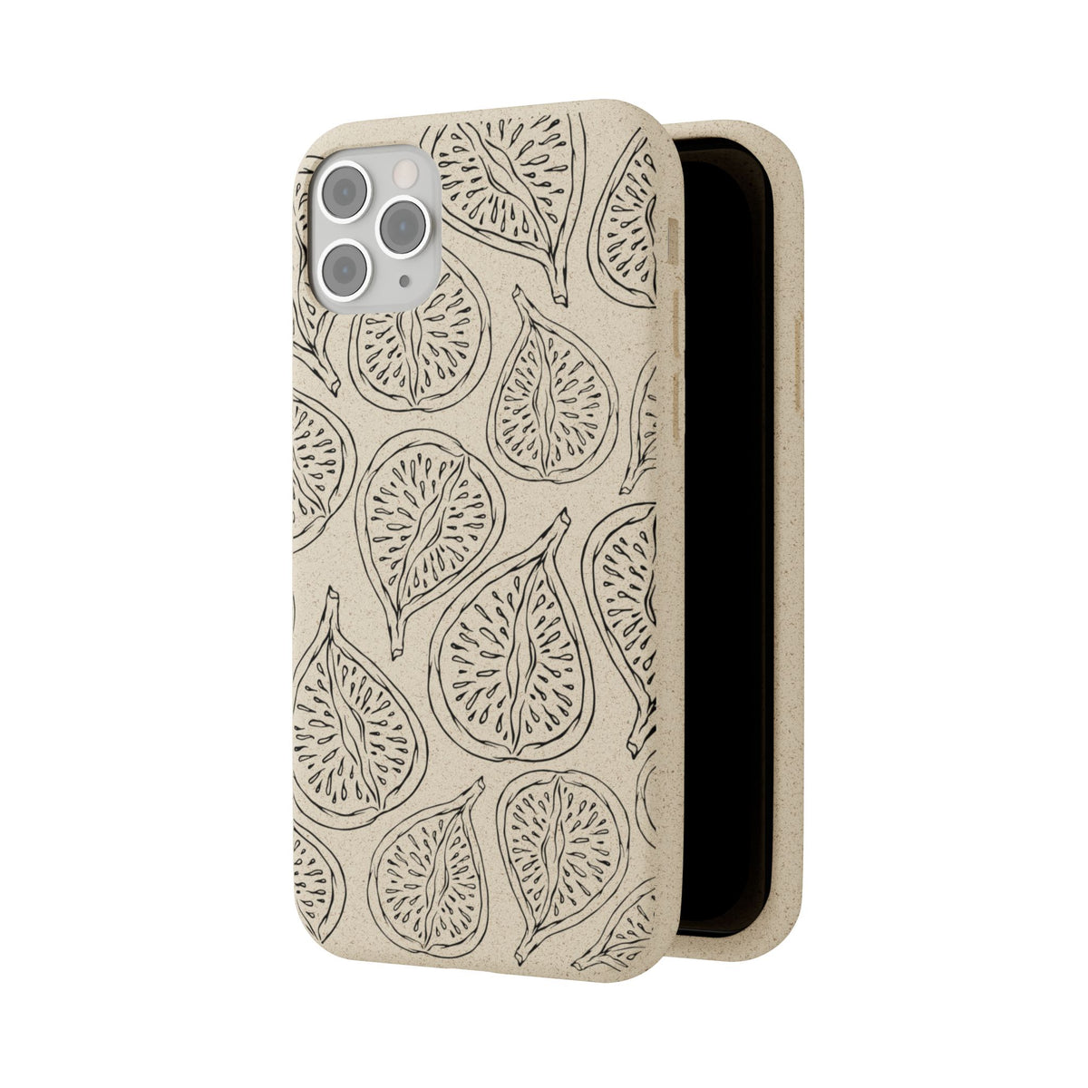 Eco-Friendly Zero Waste Biodegradable Phone Case - Fig Pattern