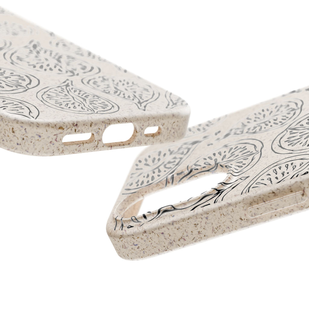 Eco-Friendly Zero Waste Biodegradable Phone Case - Fig Pattern