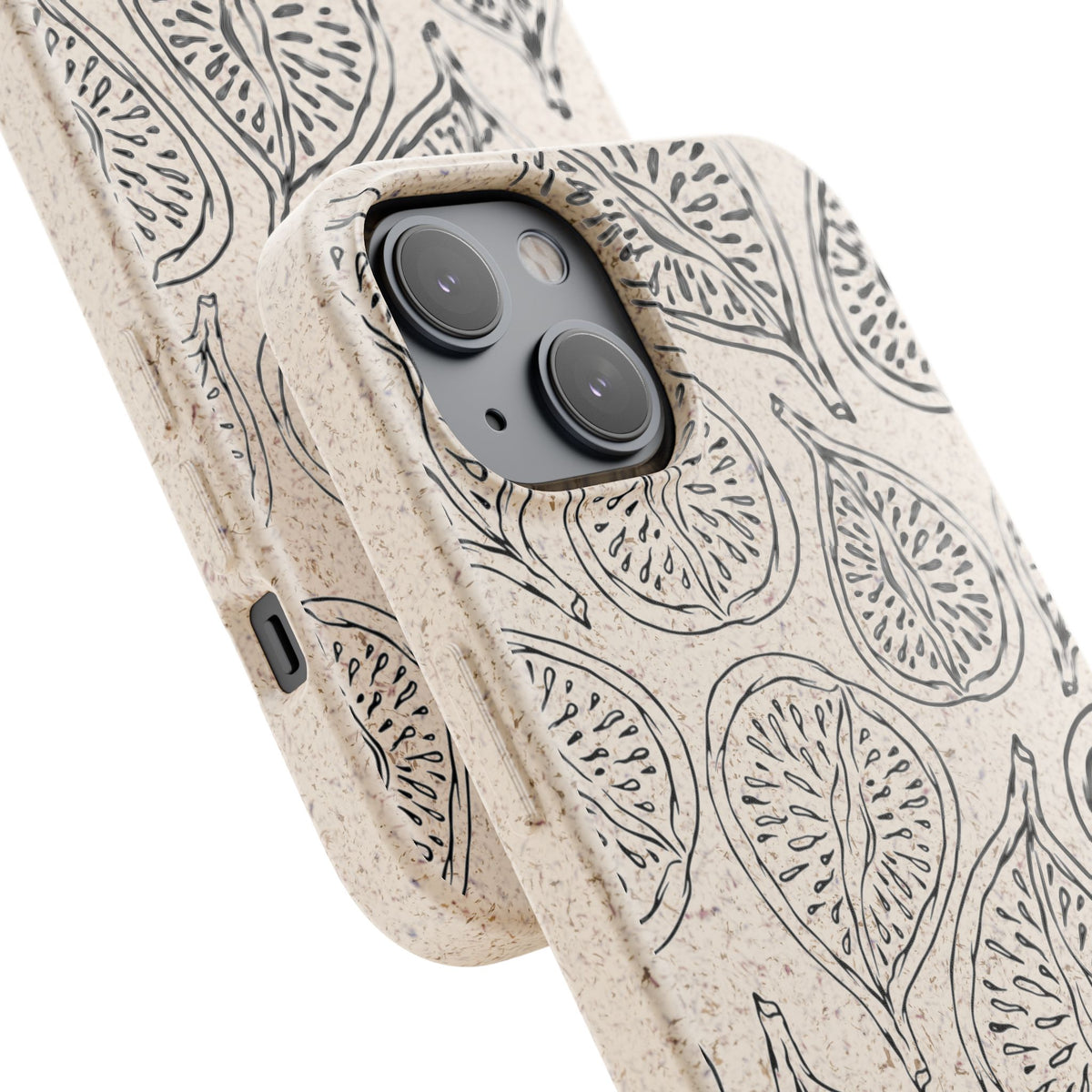 Eco-Friendly Zero Waste Biodegradable Phone Case - Fig Pattern