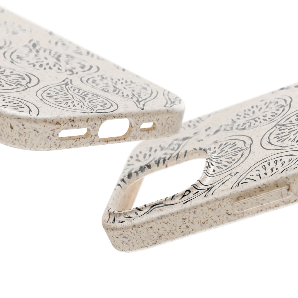 Eco-Friendly Zero Waste Biodegradable Phone Case - Fig Pattern