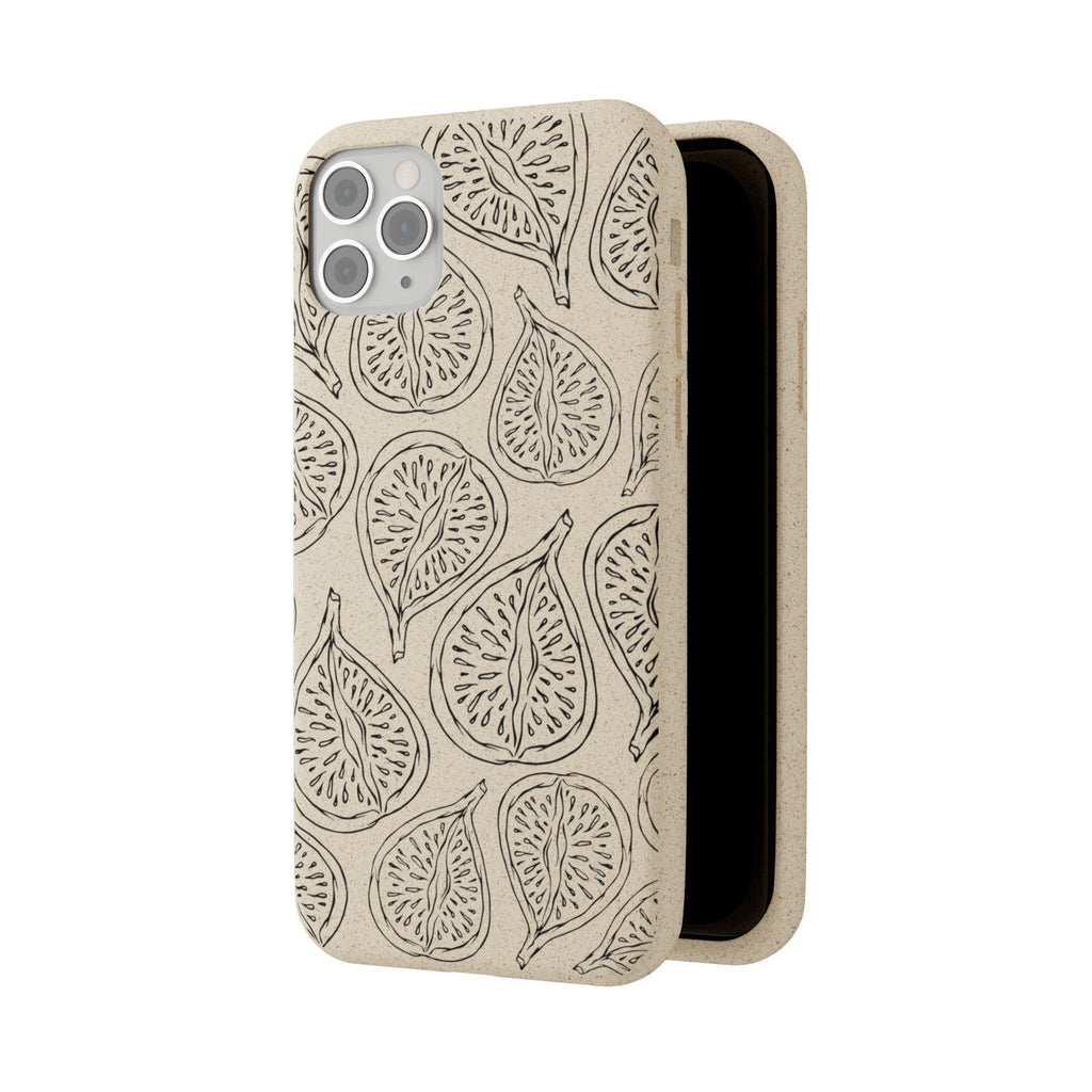 Eco-Friendly Zero Waste Biodegradable Phone Case - Fig Pattern