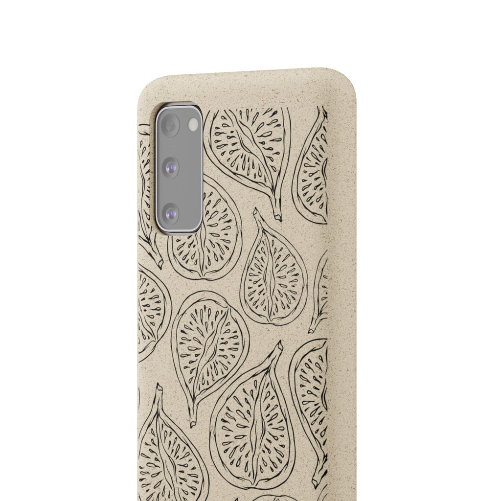 Eco-Friendly Zero Waste Biodegradable Phone Case - Fig Pattern